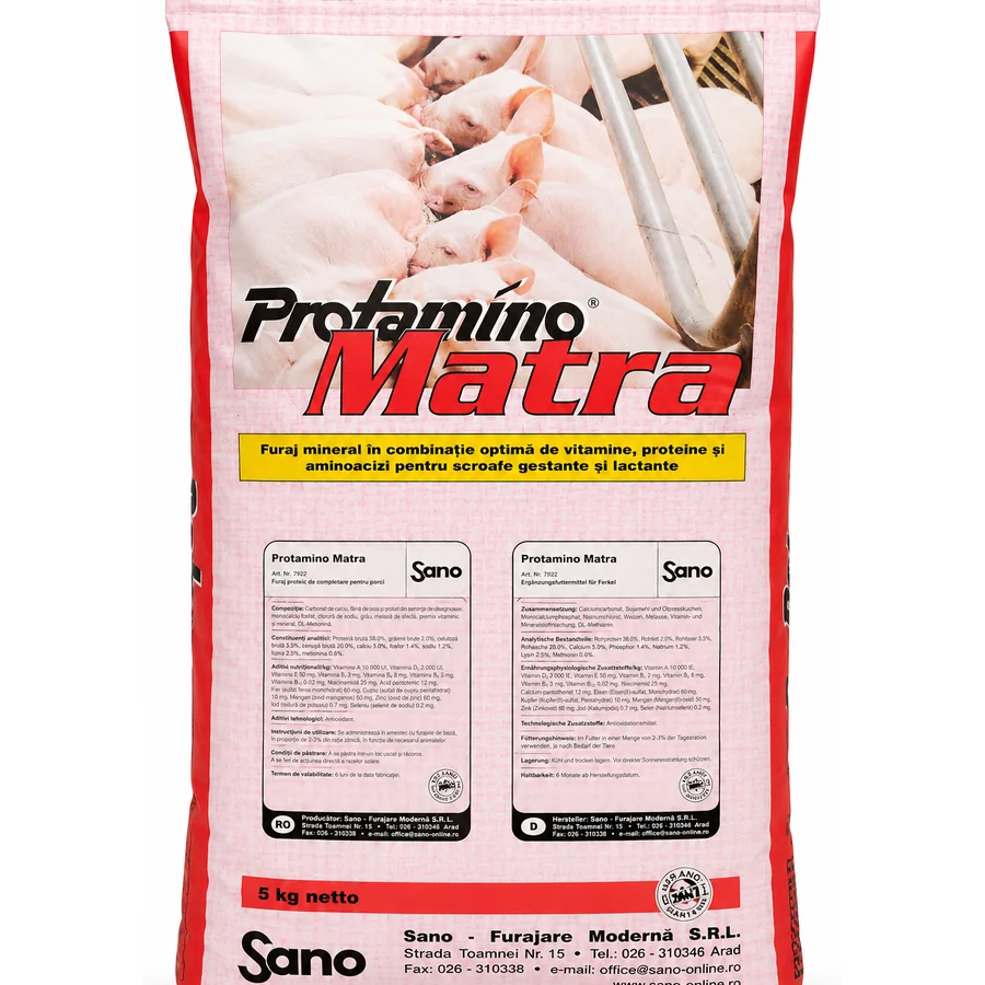 Sano Protamino Matra pentru scroafe gestante și lactante 5 kg - Furaje Spătar Cluj