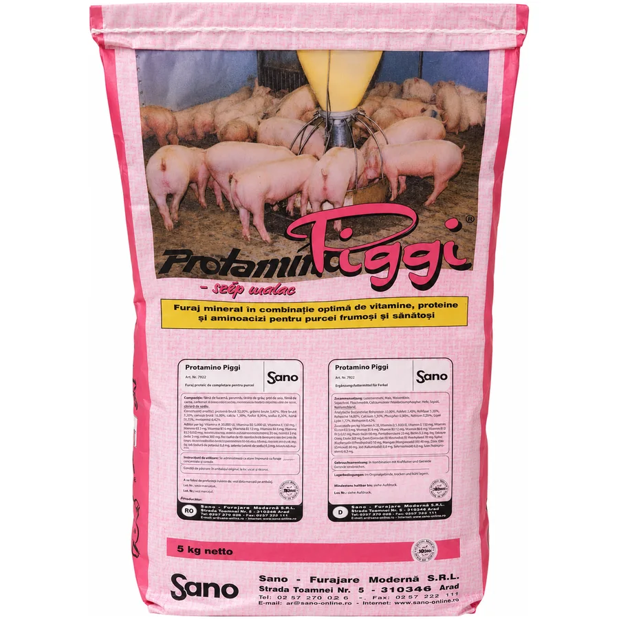 Sano Protamino Piggi pentru purcei 5 kg - Furaje Spătar Cluj