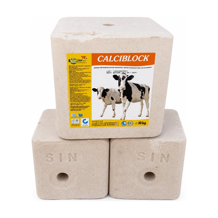 SIN Calciblock 10 kg bloc de calciu pentru rumegătoare - Furaje Spătar Cluj