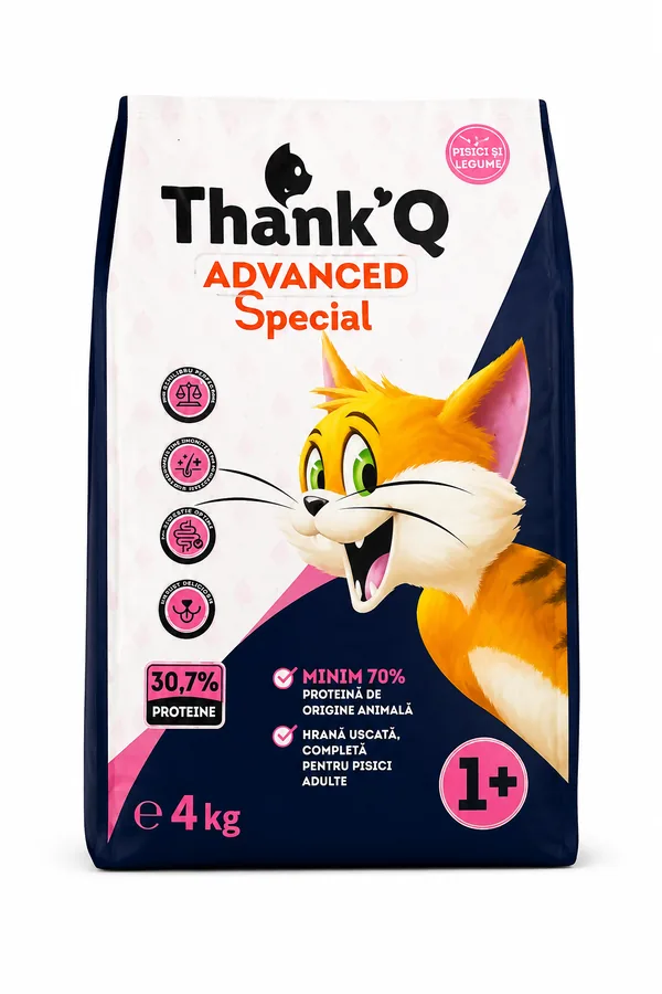 Hrană pisici Thank'Q Advanced Special 4 kg - Furaje Spătar Cluj