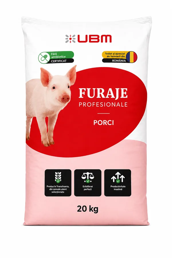Furaje UBM Profesionale Porci 20 kg - Furaje Spătar Cluj